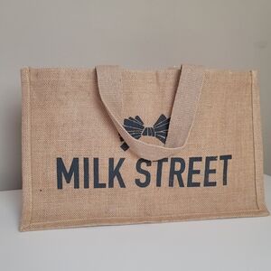 Milk Street Jute Tote Bag